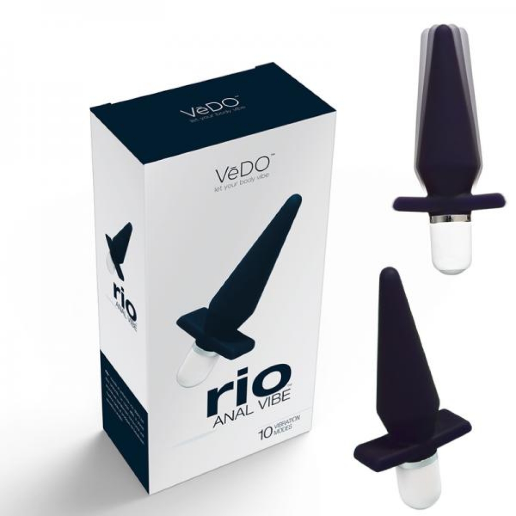 Smooth Vibrating Anal Plug - Vedo Rio