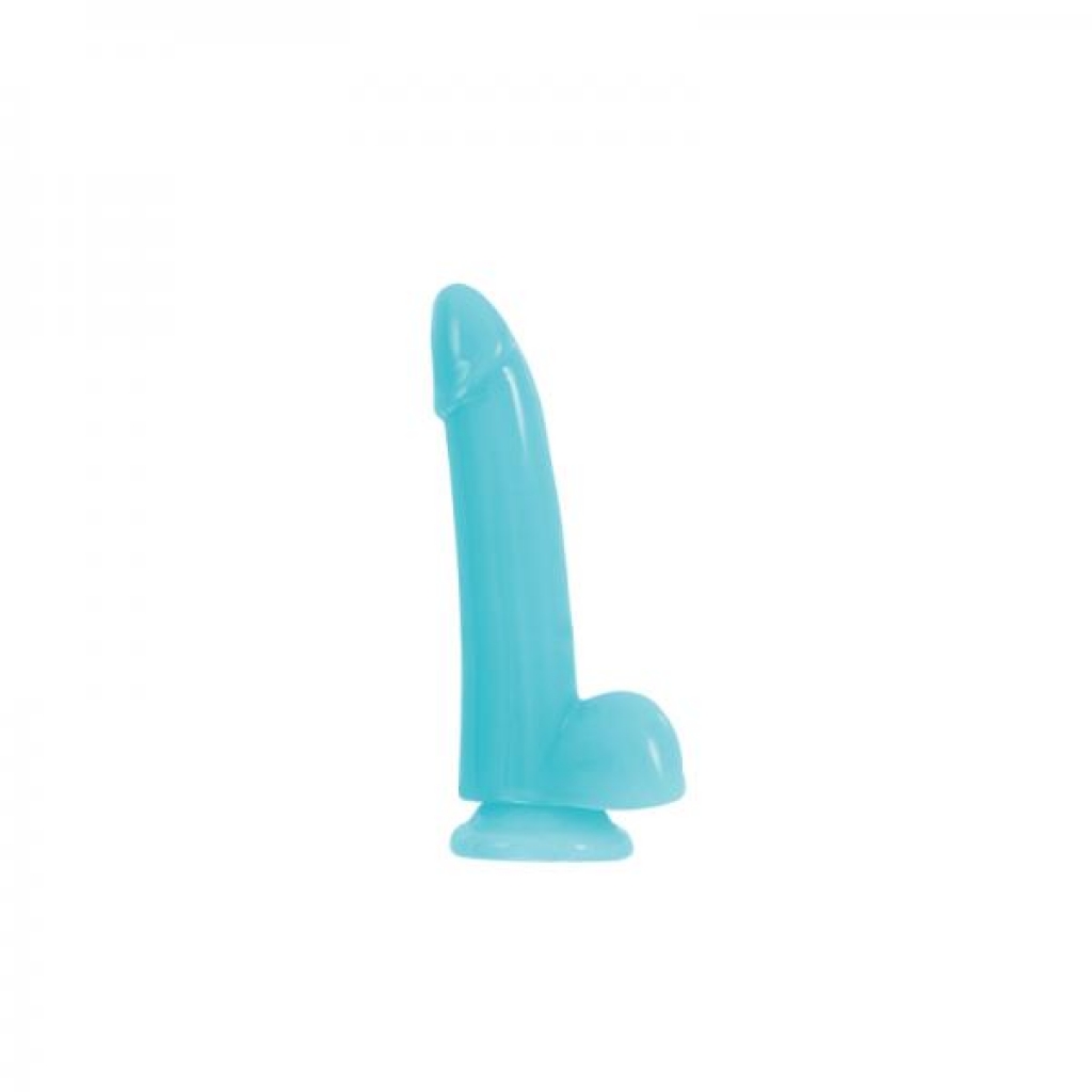 Firefly Smooth Glowing Dong - Blue 5 Inch