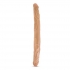 Premium 14-Inch Double Ended Dildo in Latin Tan