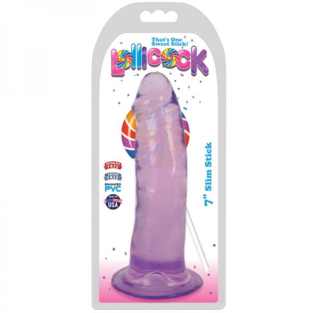 Lollicock Slim Stick 7in - Grape Ice Pleasure