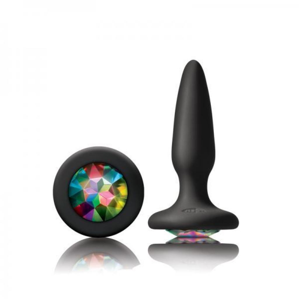 Glams Mini Butt Plug with Rainbow Gem