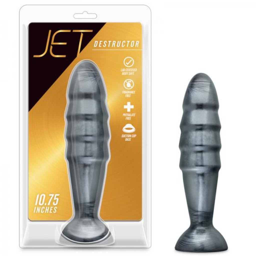 Jet Destructor: Advanced Tapered Plug - Carbon Metallic Black