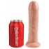 King Cock 7 inches Uncut Dildo – Beige