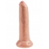 King Cock 9 Inches Uncut Dildo - Beige