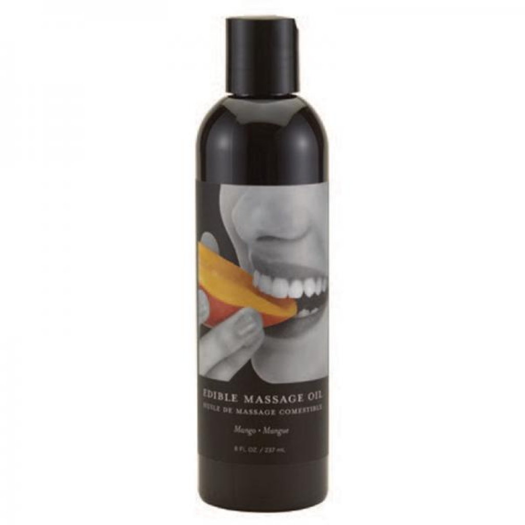 Earthly Body Edible Massage Oil - 8oz Mango Delight