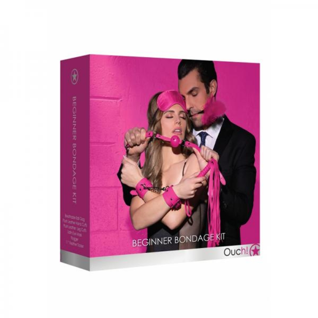 Ouch! Beginner's Bondage Kit: Pink Essentials for Adventurous Couples