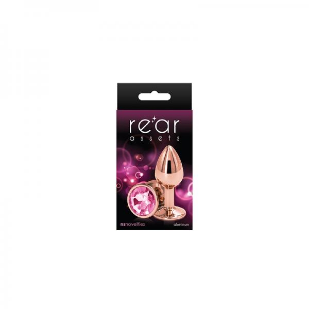 Rear Assets Rose Gold Small Pink Plug