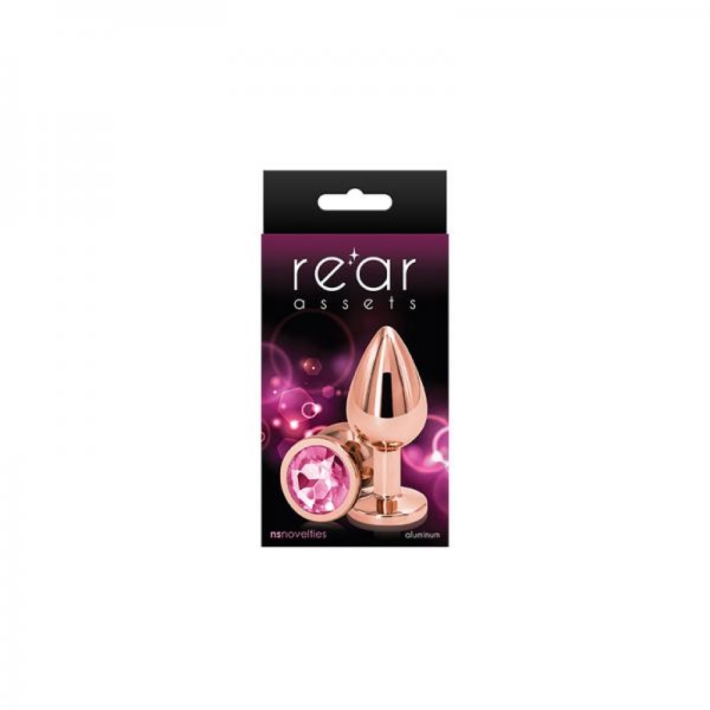 Rear Assets - Rose Gold Medium Anal Plug