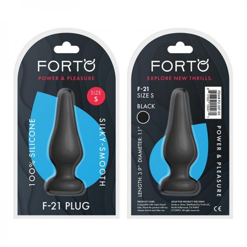 Forto F-21: Tear Drop Small - Black