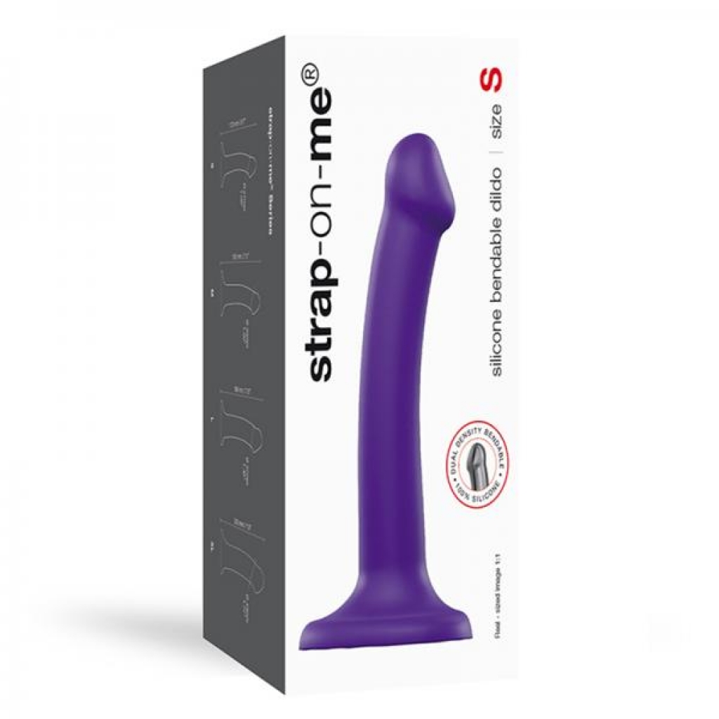 Strap-on-me Bendable Dual Density Dildo - Purple