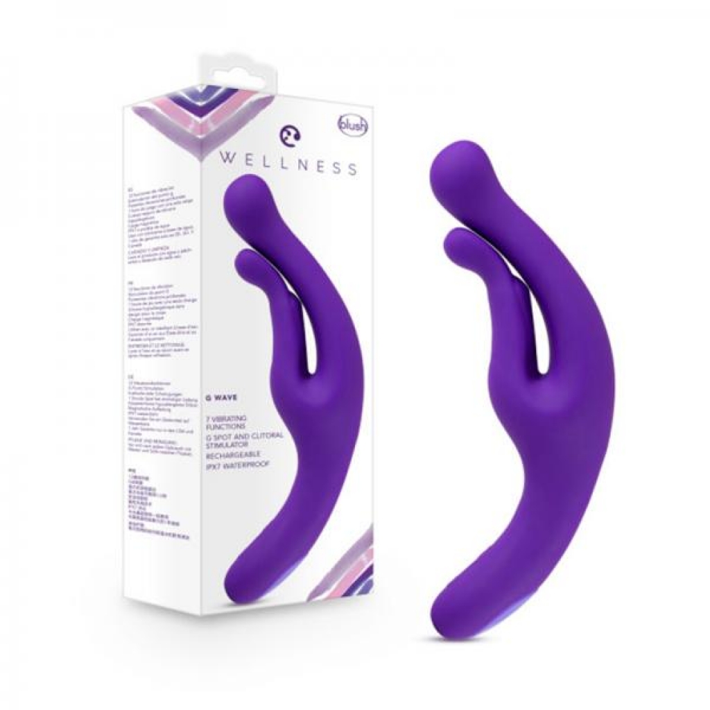 Wellness G Curve Vibrator - Purple