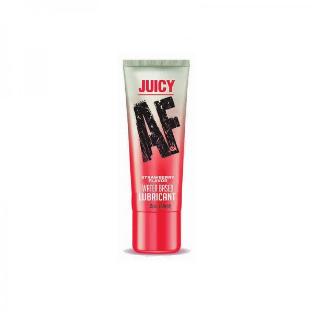 Juicy AF Water-Based Lube - Strawberry: 2 Oz of Delicious Pleasure