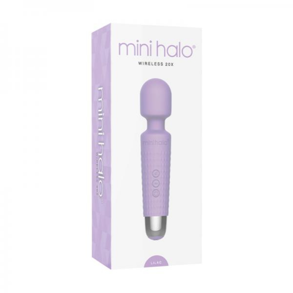 Mini Halo Wireless Wand 20x Silicone Liliac