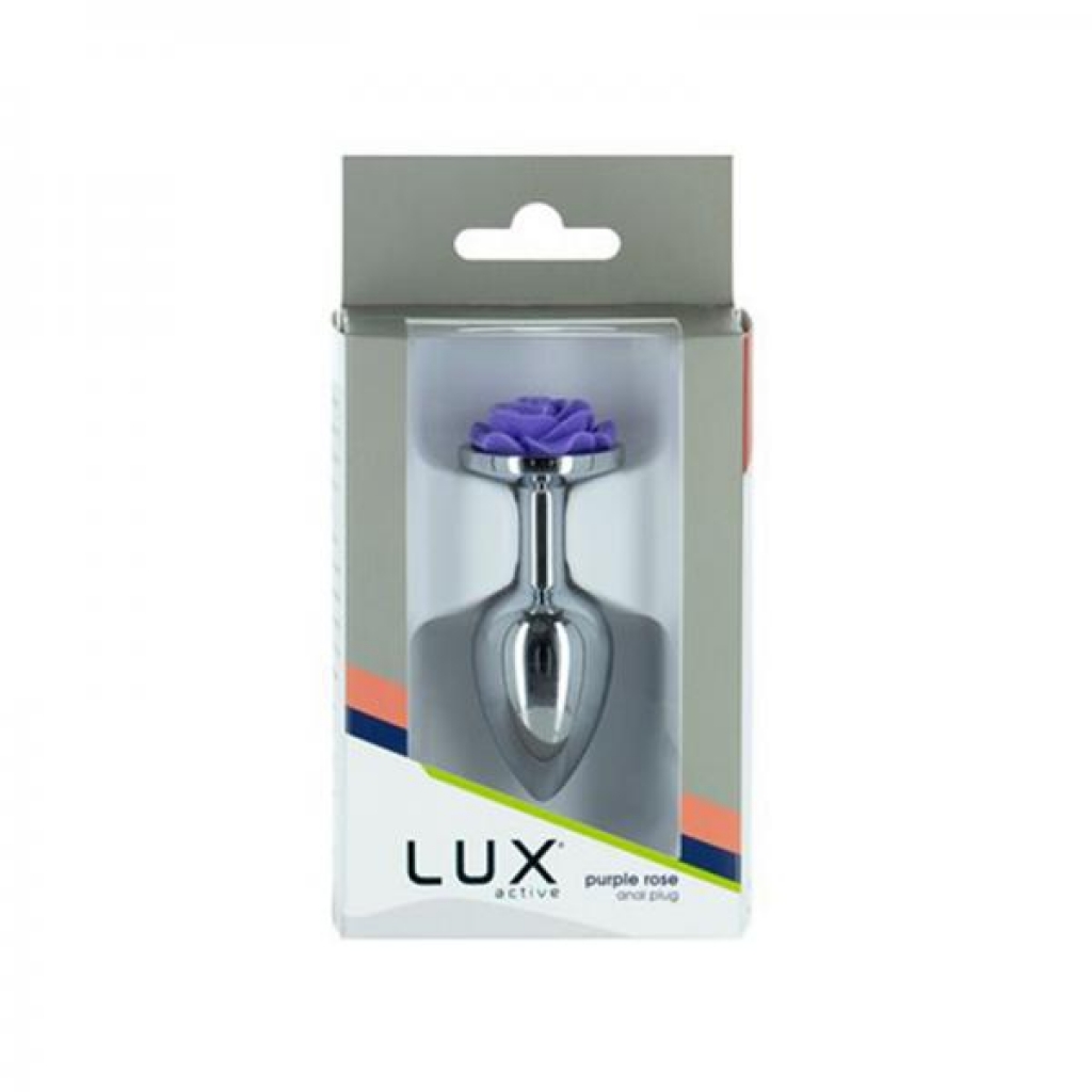 Lux Active Rose Metal Butt Plug - Beginner-Friendly Introduction