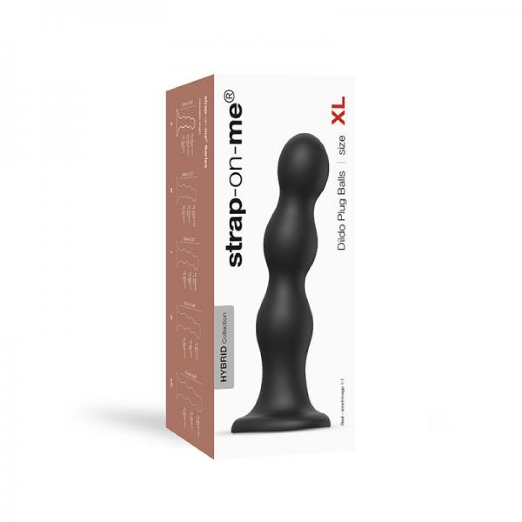 Strap-on-me Dildo Plug Balls XL - Black