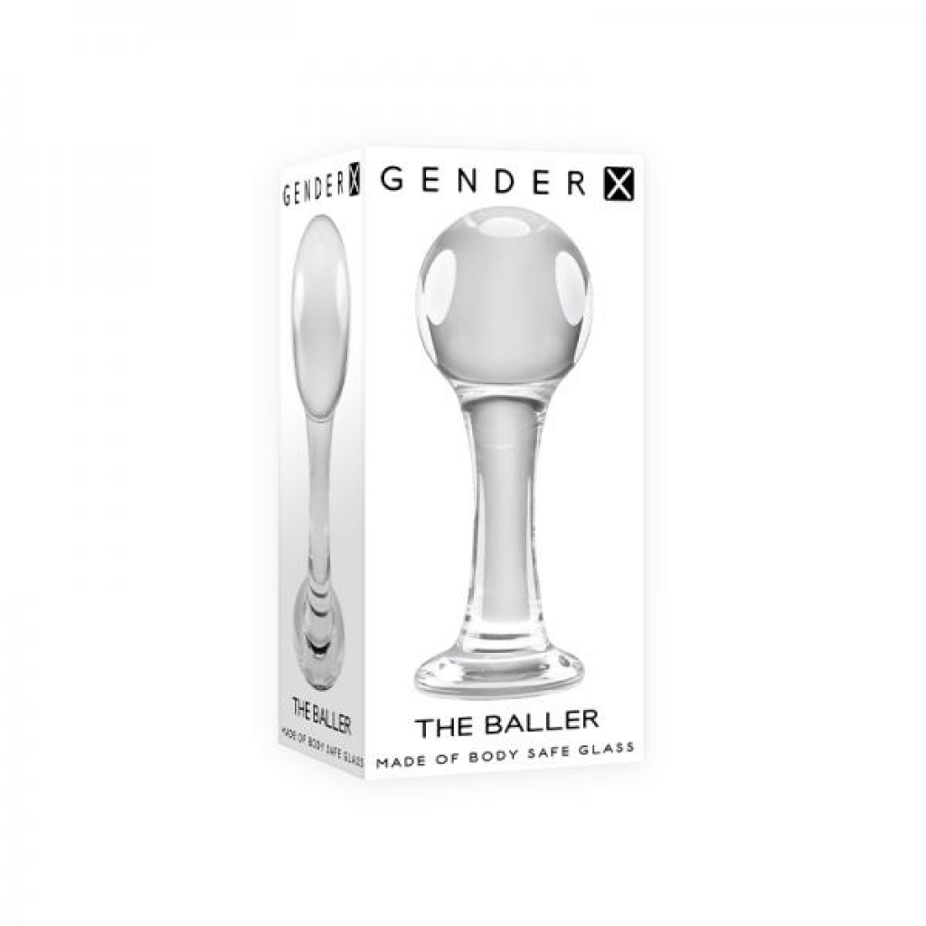 Gender X The Baller Round Glass Plug