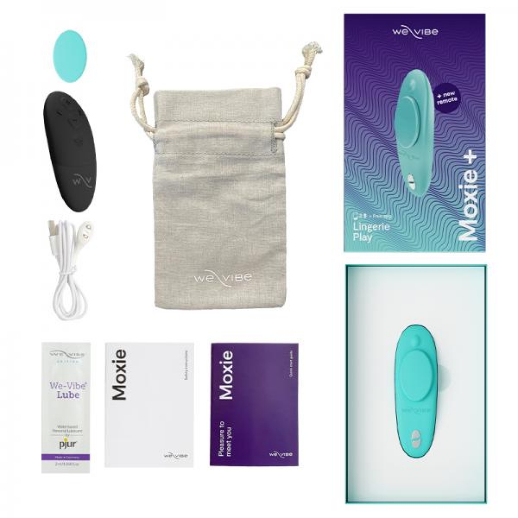 We-Vibe Moxie+ Wearable Clitoral Vibrator - Teal