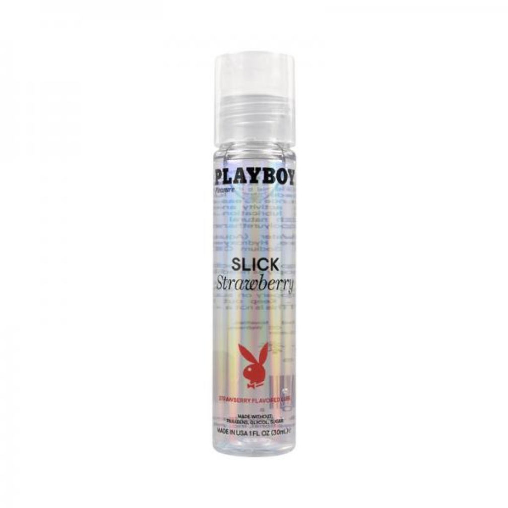 Playboy Slick Flavored Water-based Lubricant - Strawberry Delight