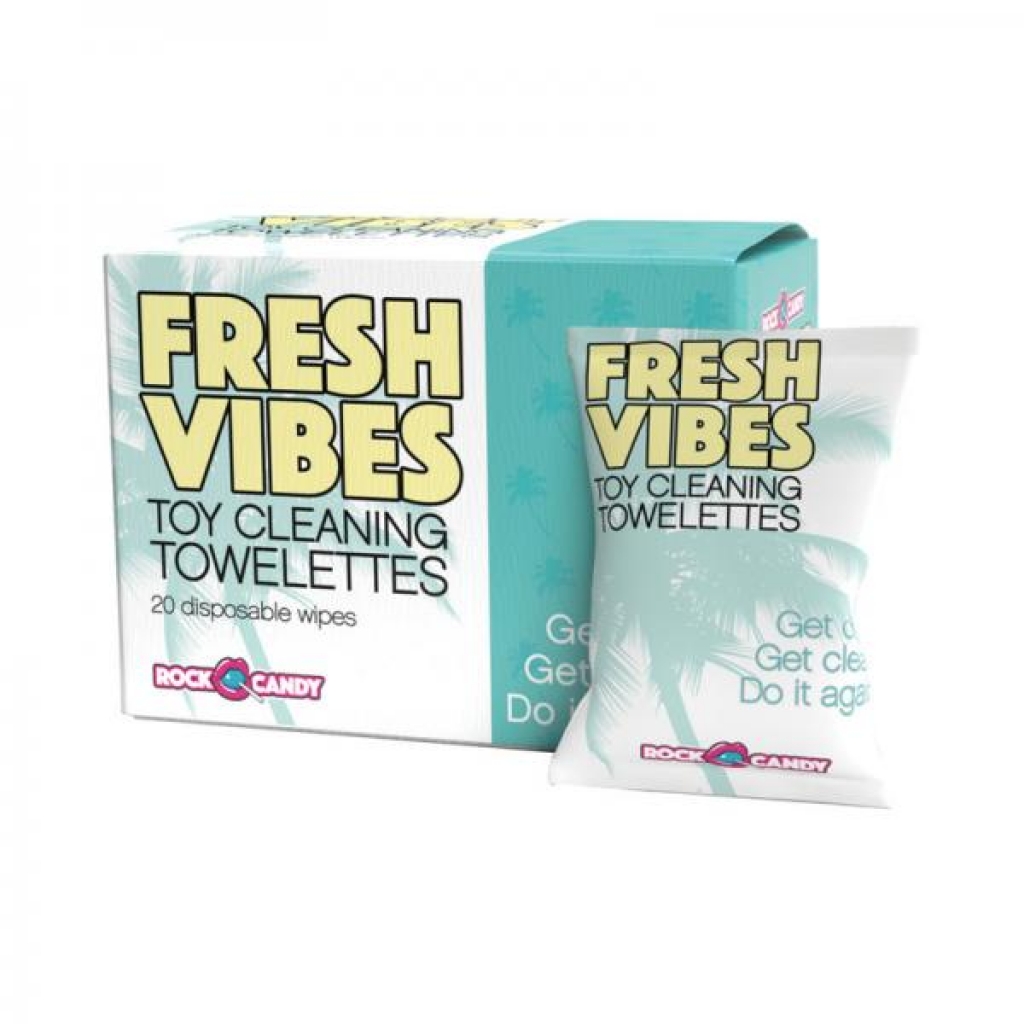 Fresh Vibes Toy Cleaning Towelettes - 20 Count