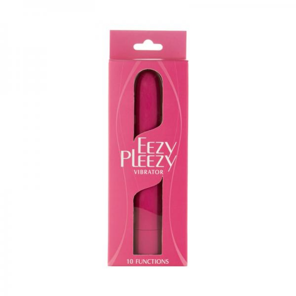 Eezy Pleezy Classic Vibrator - 7 In. Pink