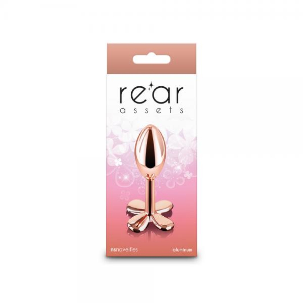 Rear Assets Clover - Rose Gold Anal Toy