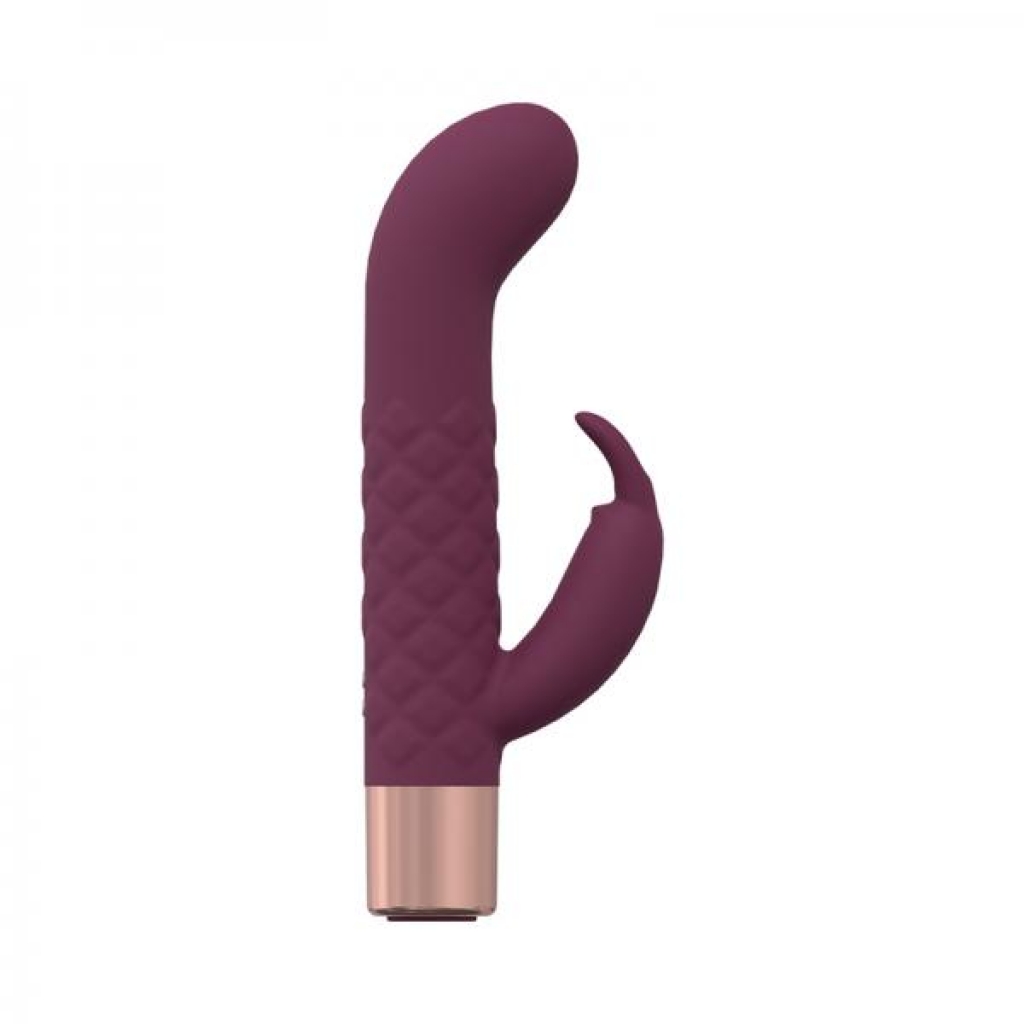 Loveline Devotion 10-Speed Mini-Rabbit - Silicone Waterproof Burgundy