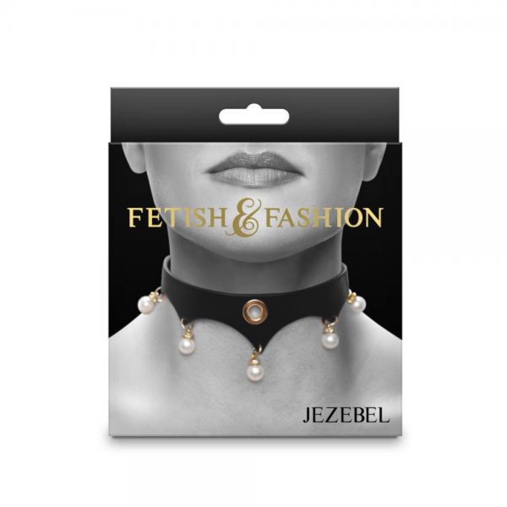 Fetish & Fashion Jezebel Collar Black - Collars & Leashes