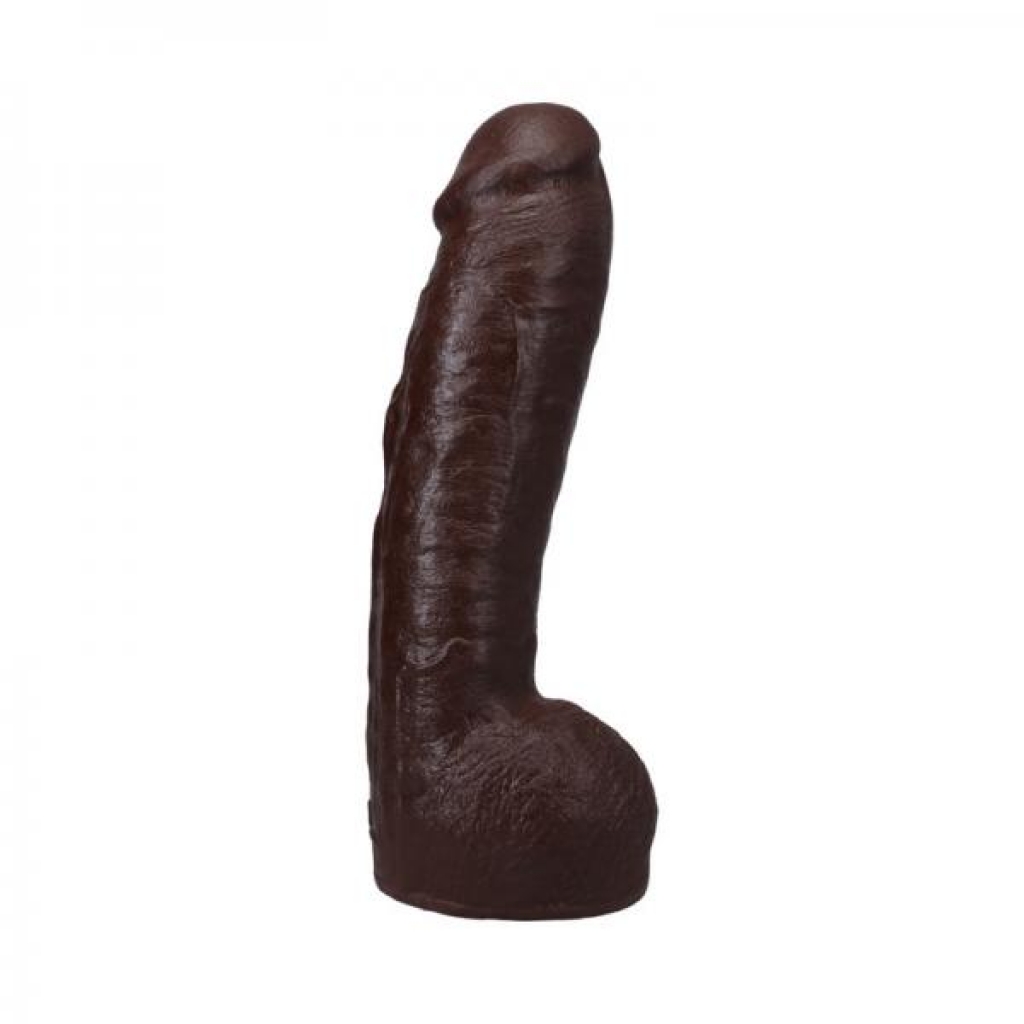 Authentic 12-Inch Ultraskyn Vac-u-lock Dildo - Chocolate