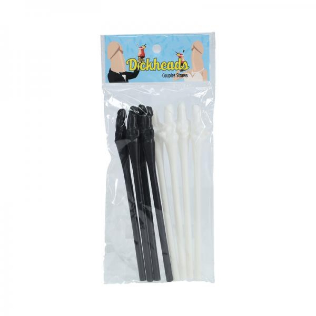 The Dickheads Couples Straws - Fun Party Accessory