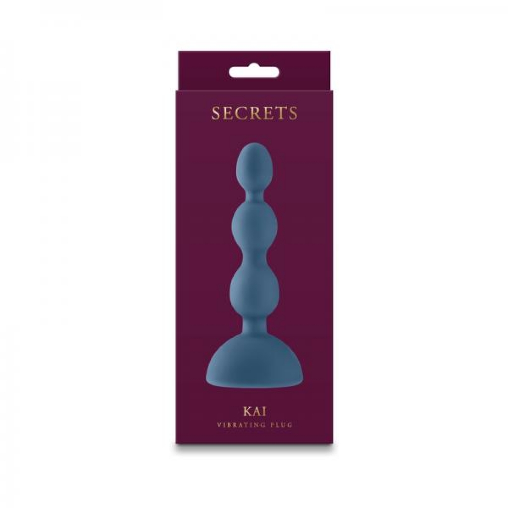 Secrets Kai Vibrating Anal Plug – Dark Teal