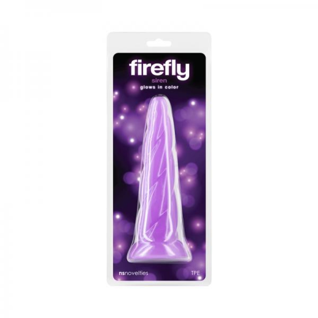 Firefly Siren Glow-in-the-dark Dildo - Purple