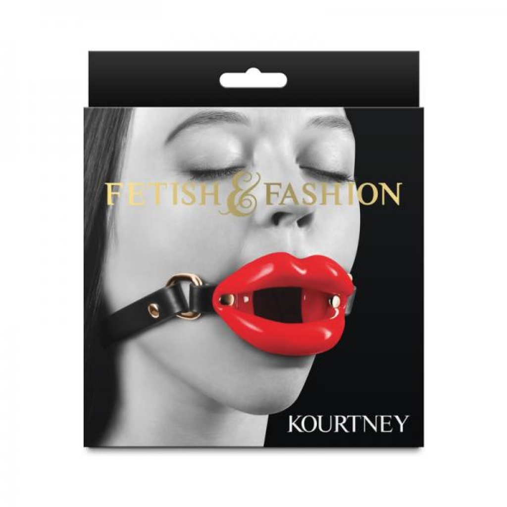 Fetish & Fashion Kourtney Mouth Gag Red - Ball Gags