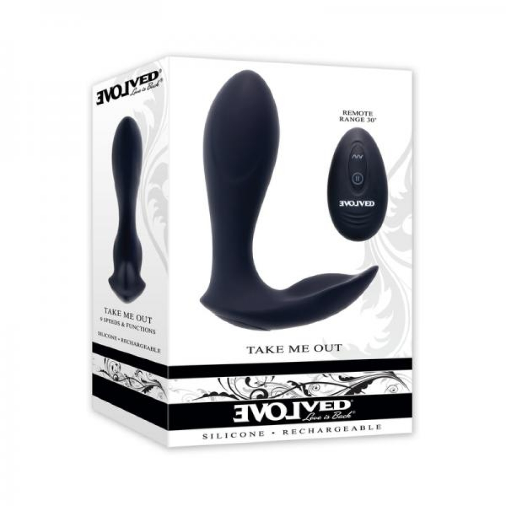 Evolved Take Me Out Black - G-Spot Vibrators Clit Stimulators