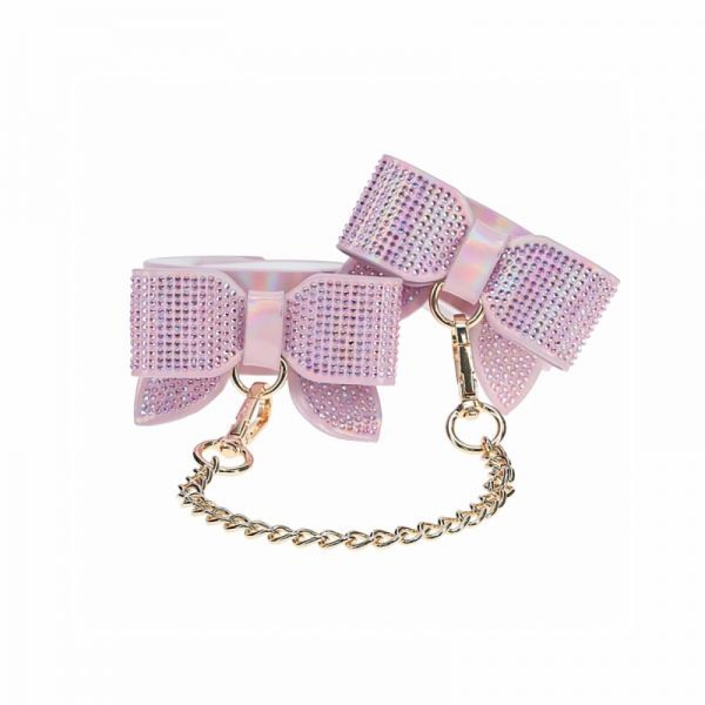 Ouch! Paris Collection Leg Cuffs in Pink