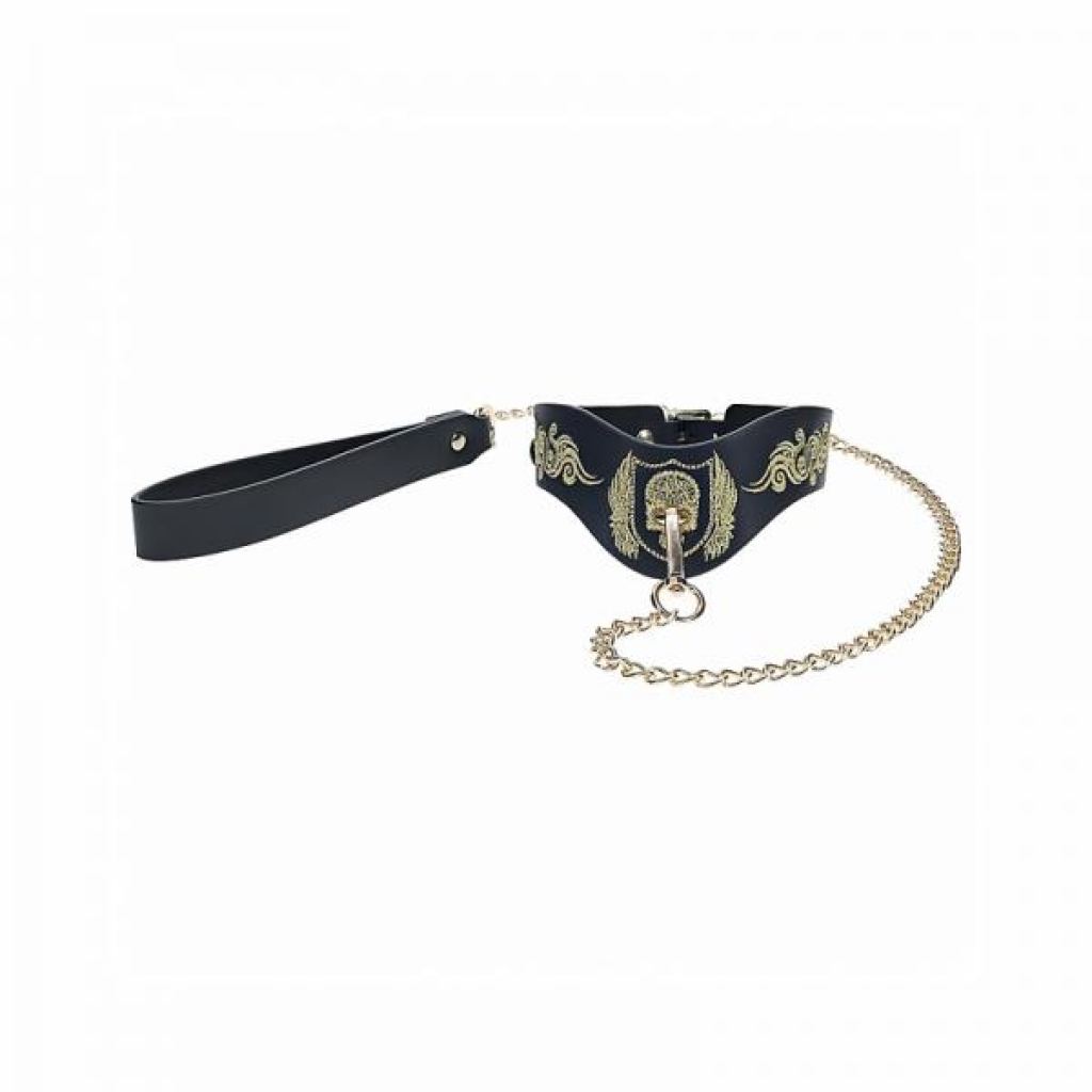 Ouch! London Collection Comfortable Collar with Leash