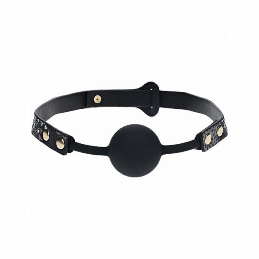 Ouch! Florence Collection Silicone Ball Gag - Strap-Style