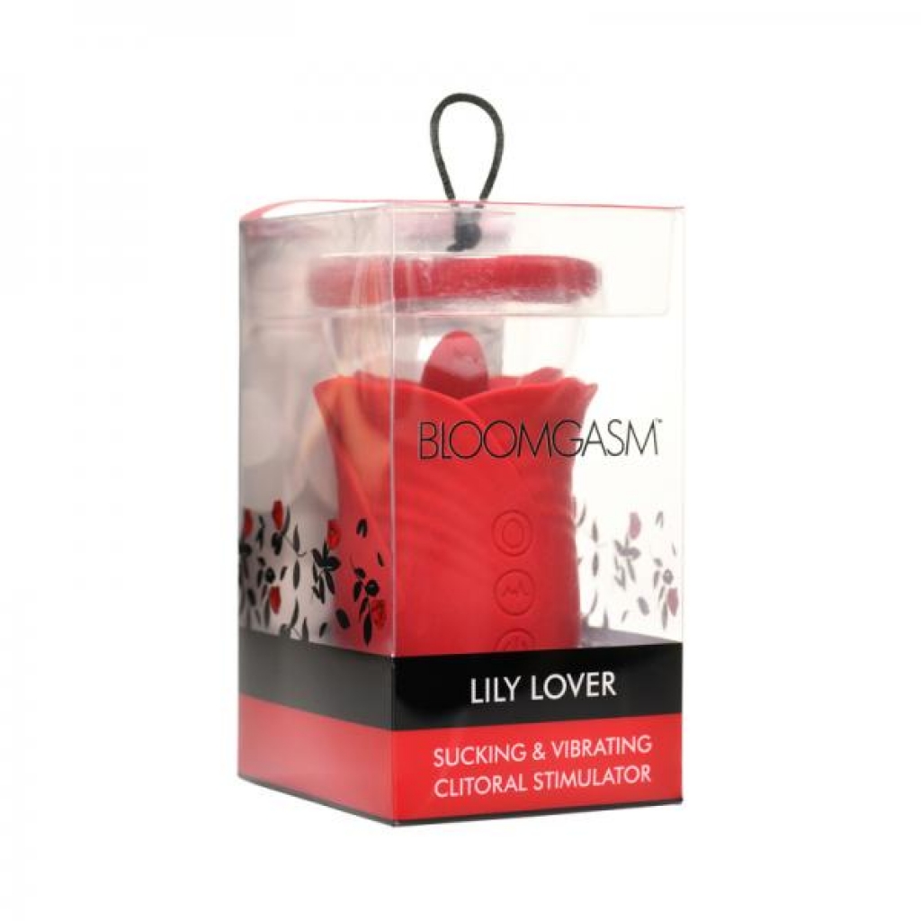 Bloomgasm Lily Lover: Premium Sucking & Vibrating Clitoral Stimulator