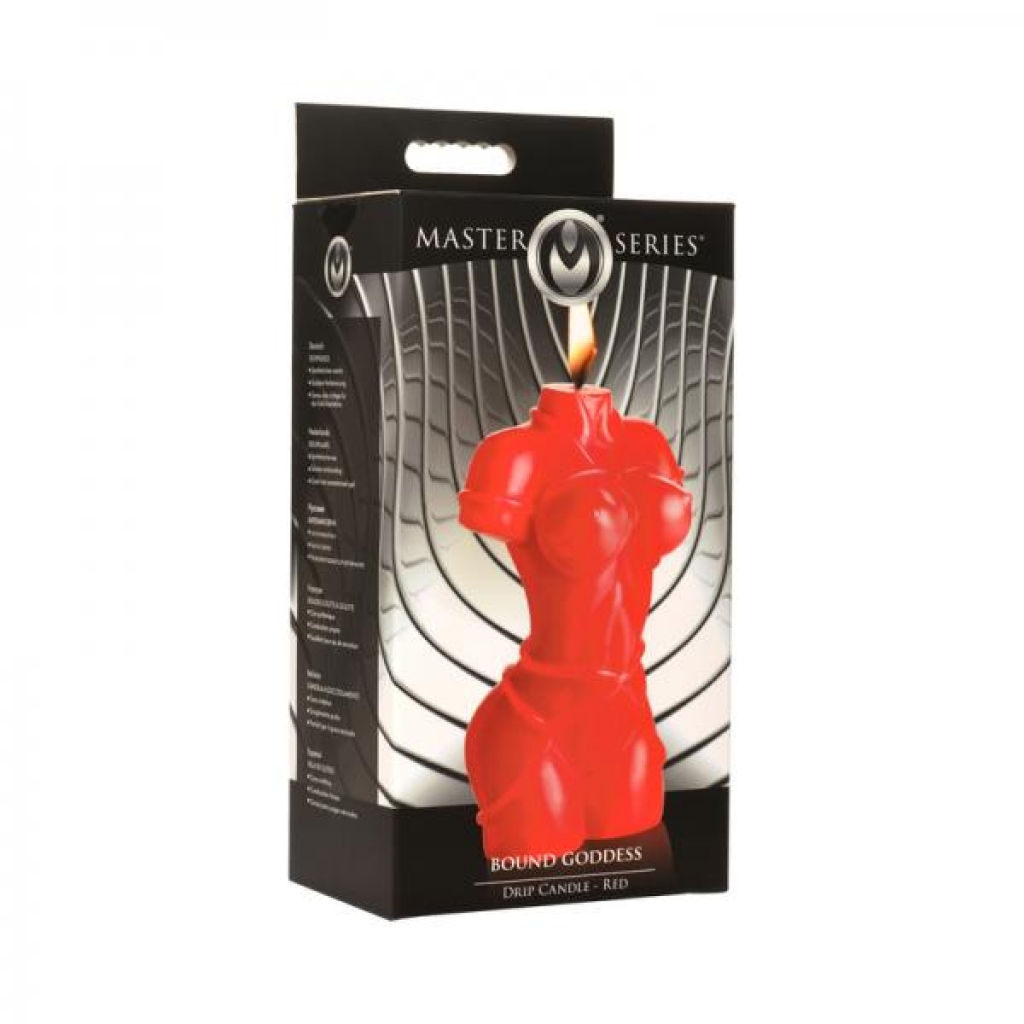 Master Series Bound Goddess Drip Candle - Red