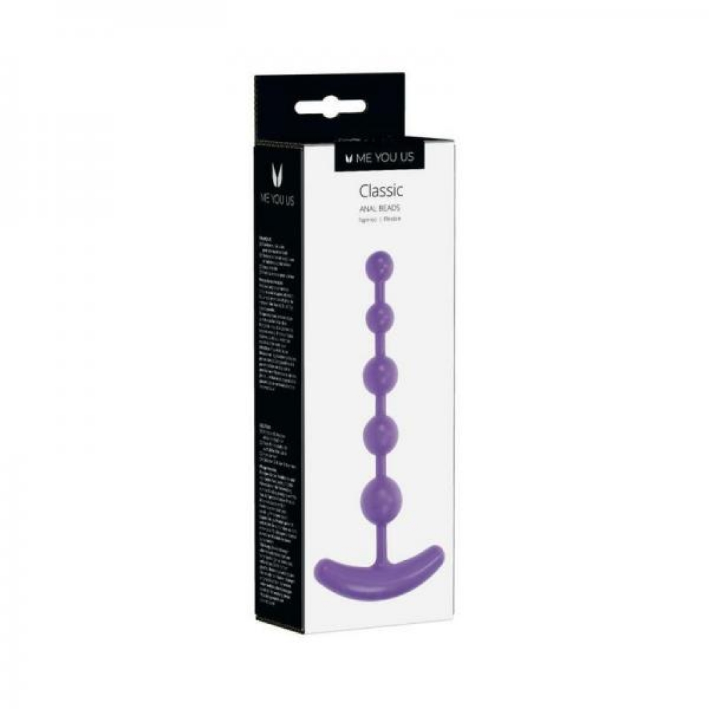 Me You Us Classic Anal Beads Purple - Anal Beads