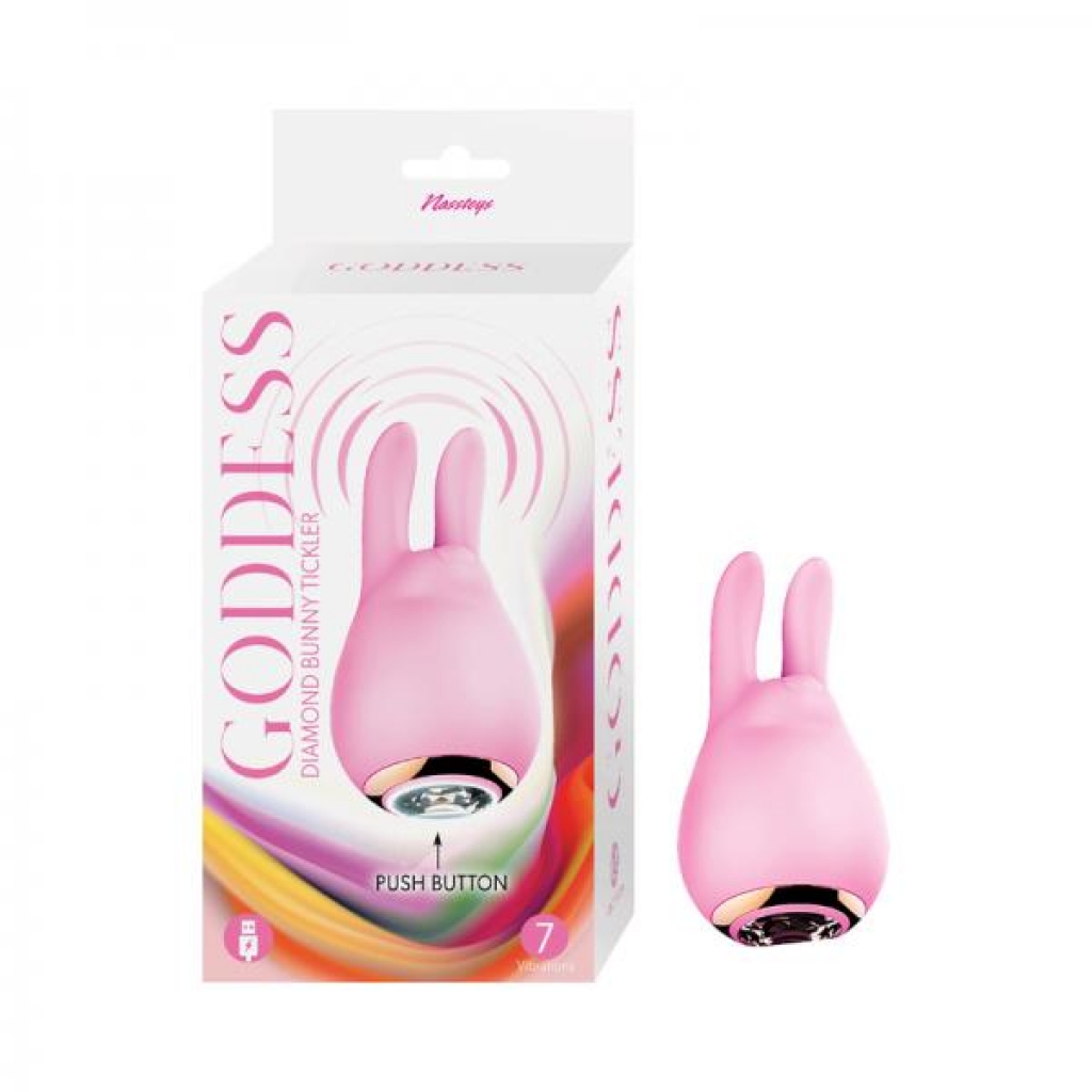 Goddess Diamond Bunny Tickler Pink