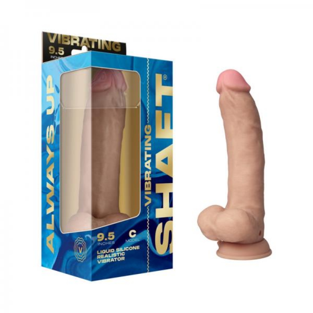 Shaft Vibrating Dildo Model C - Ultimate Pleasure in Pine