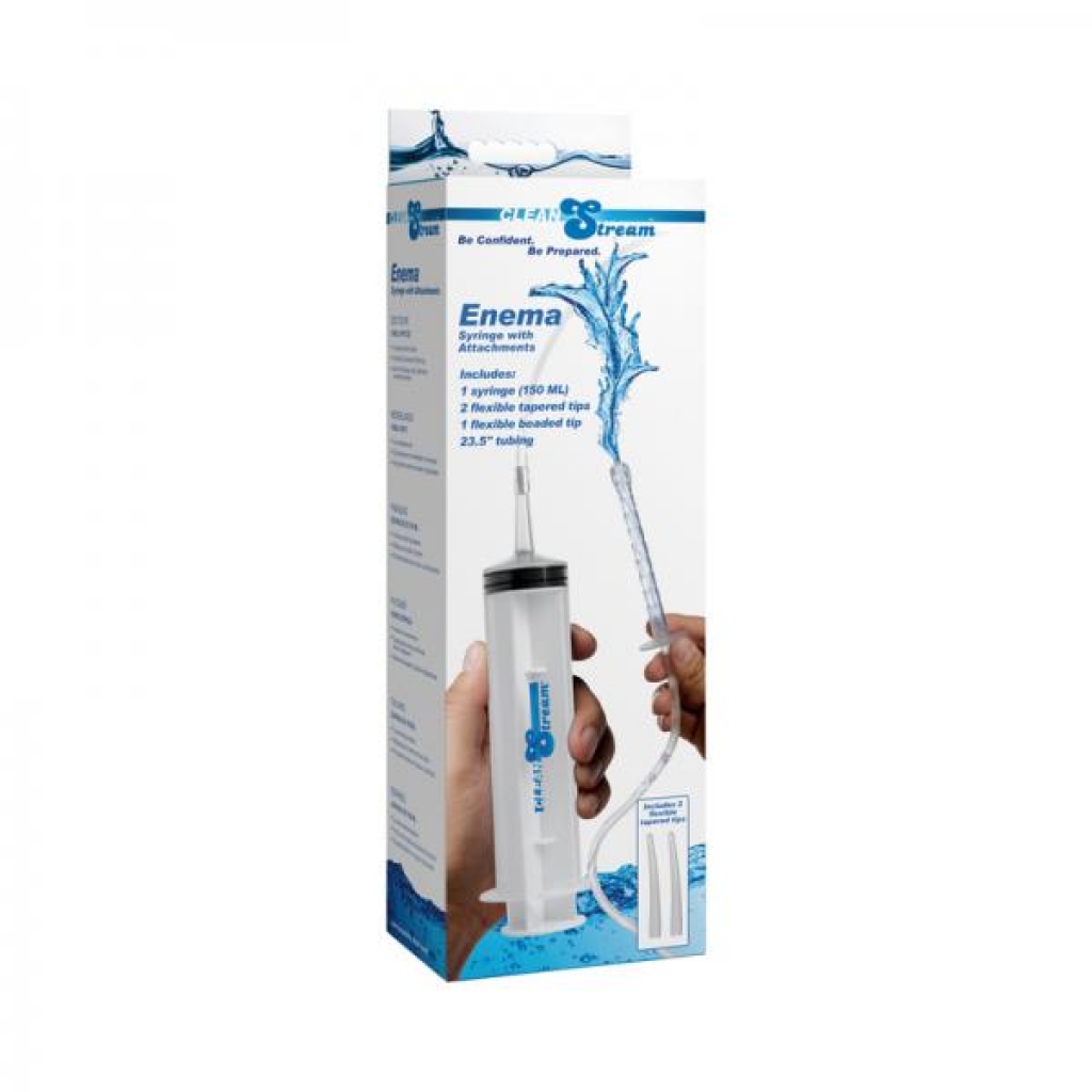 Cleanstream Enema Syringe with Attachments