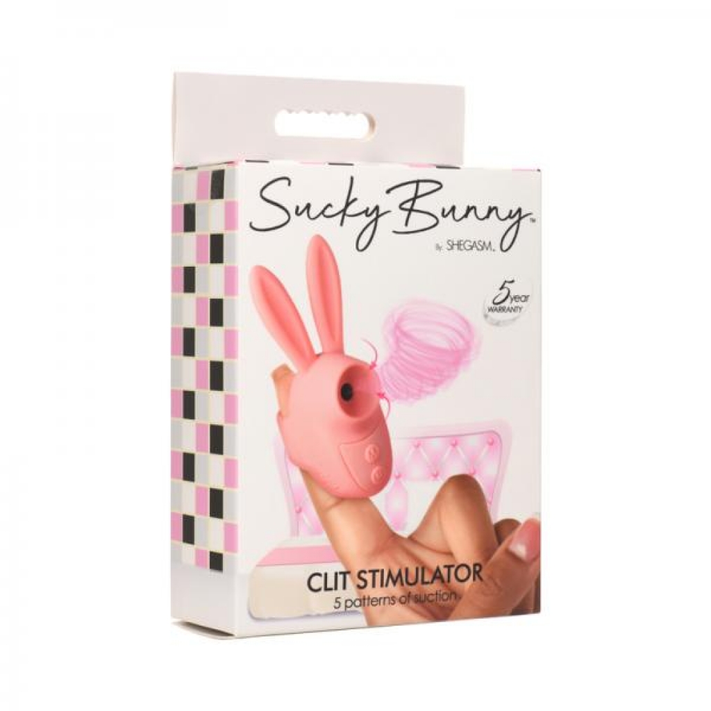 Shegasm Sucky Bunny Clit Stimulator - Pink