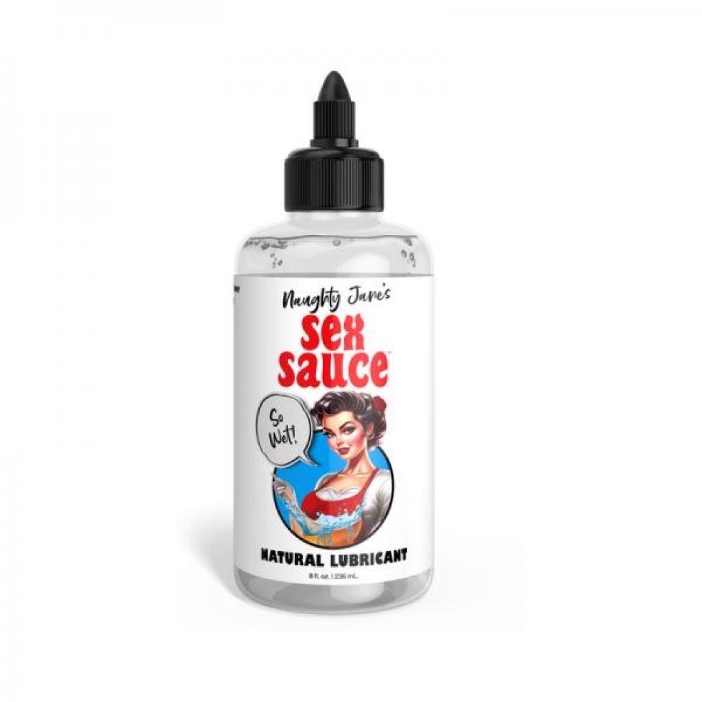 Naughty Jane's Sex Sauce Natural Lubricant - 8 Oz.