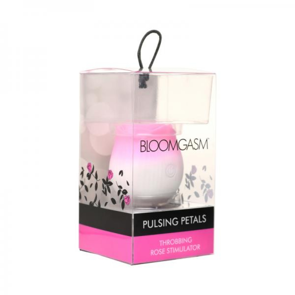 Bloomgasm Pulsing Petals Throbbing Rose Stimulator in Pink