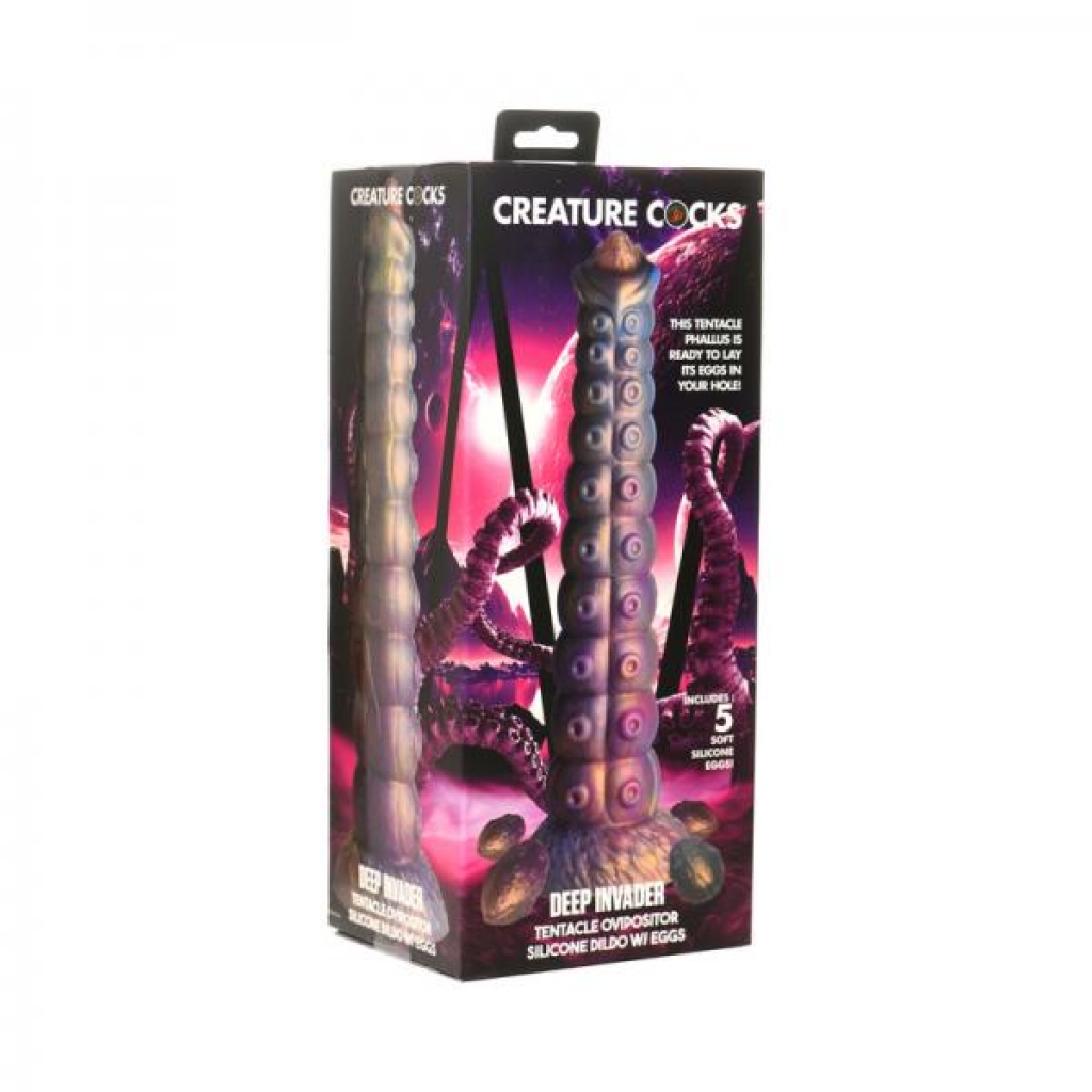 Creature Cocks Deep Invader Tentacle Silicone Dildo