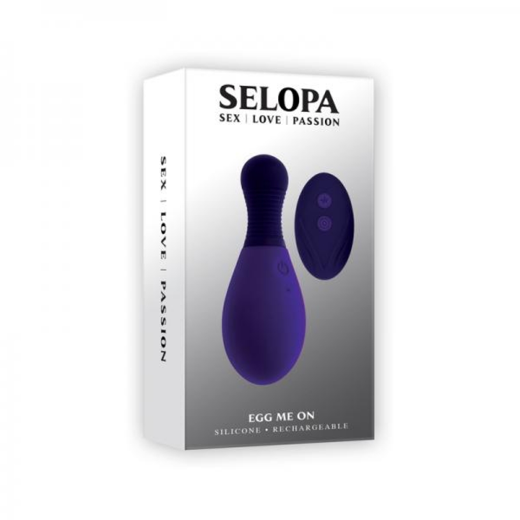 Selopa Egg On Me: Rechargeable Vibrating Egg with Remote