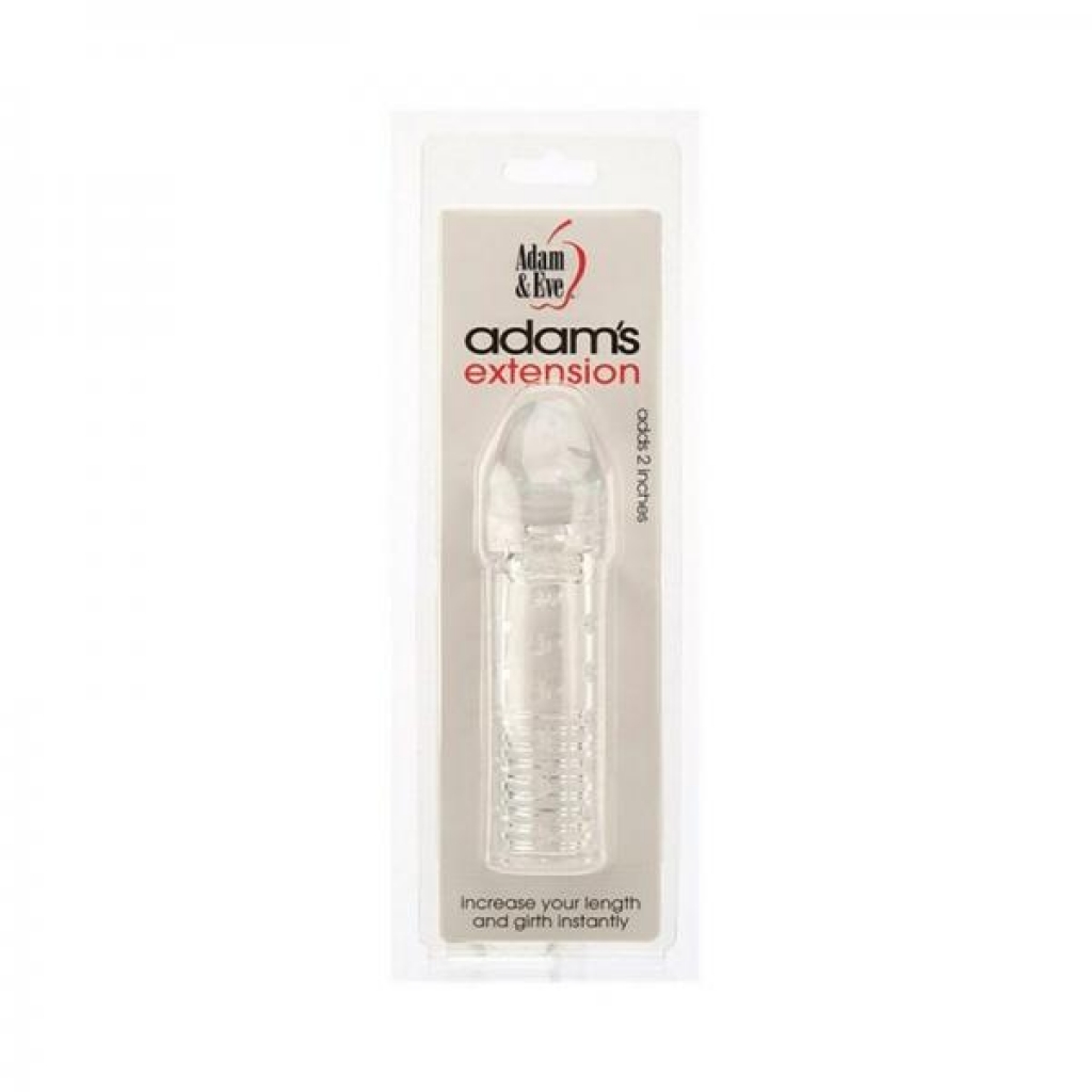 Adam & Eve Adam's Extension 2 Inch Penis Extender - Clear