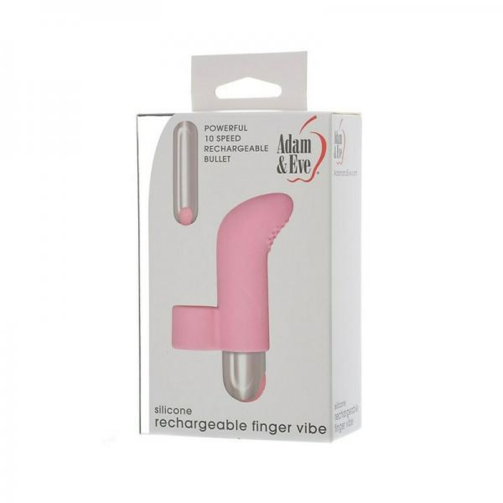 Adam & Eve Silicone Rechargeable Finger Vibe