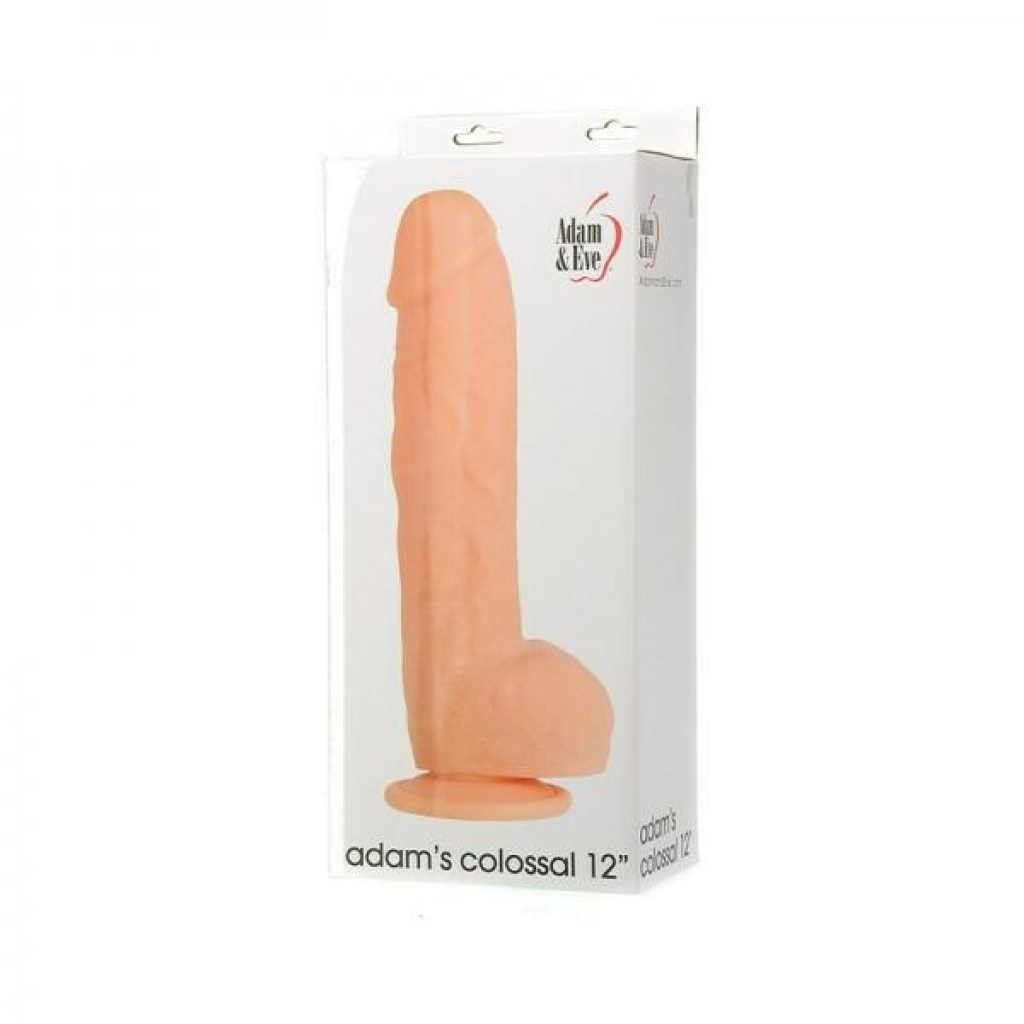 Adam's Colossal 12-Inch Dildo - Beige